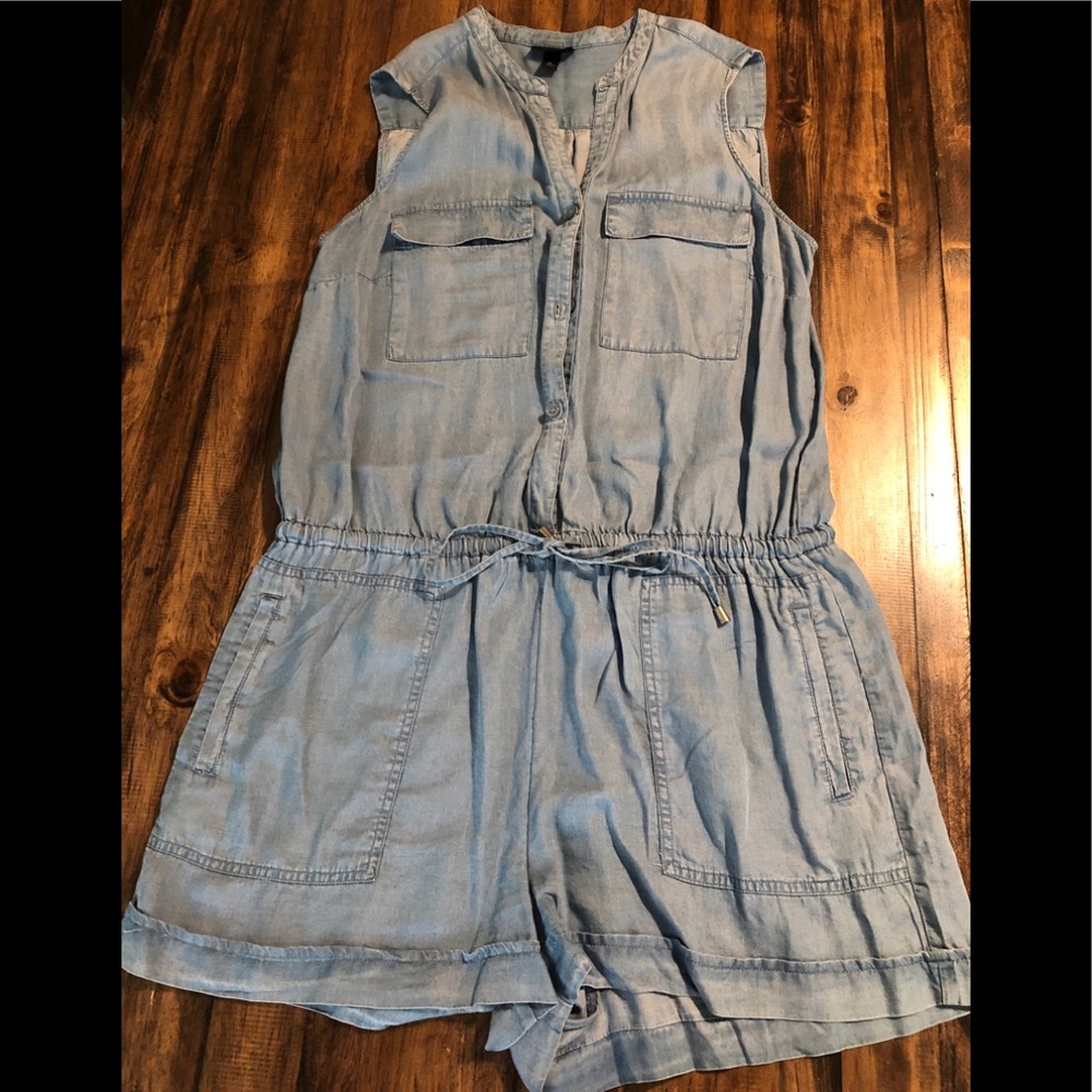 Chambray romper